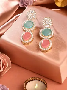 Zaveri Pearls Contemporary Drop Earrings