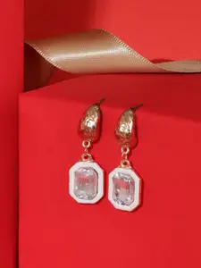 Zaveri Pearls Contemporary Drop Earrings