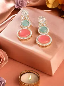 Zaveri Pearls Contemporary Drop Earrings