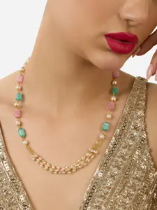 Zaveri Pearls Gold-Plated Necklace