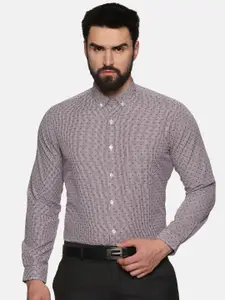 DON VINO Men Comfort Slim Fit Opaque Printed Formal Shirt