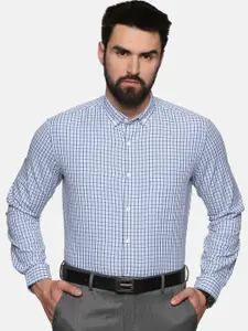 DON VINO Men Comfort Slim Fit Opaque Checked Formal Shirt