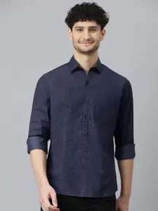 DON VINO Men Comfort Slim Fit Opaque Formal Shirt