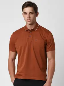 Van Heusen Sport Men Polo Collar Applique T-shirt