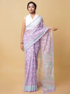 Unnati Silks Floral Silk Cotton Handloom Kota Saree