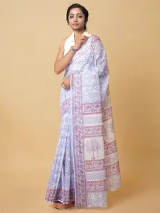 Unnati Silks Ethnic Motifs Silk Cotton Handloom Kota Saree