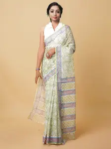Unnati Silks Floral Silk Cotton Handloom Kota Saree