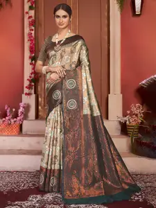 Areca Designer Ethnic Motifs Woven Design Banarasi Zari Saree