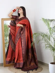 Glorisa Woven Design Zari Pure Silk Mysore Silk Saree