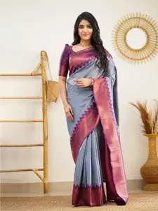 Glorisa Woven Design Zari Pure Silk Banarasi Saree