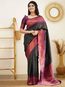 Glorisa Woven Design Zari Pure Silk Kanjeevaram Saree