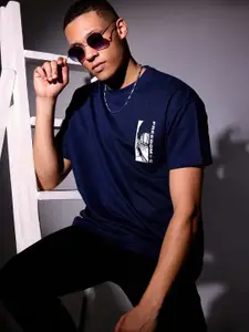 PURPLEMANGO THE FRUIT OF FASHION Men Varsity Pockets T-shirt