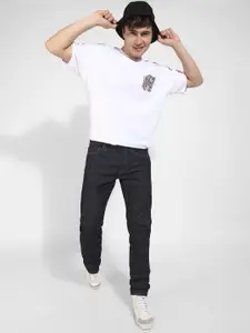 PURPLEMANGO THE FRUIT OF FASHION Men V-Neck Applique T-shirt