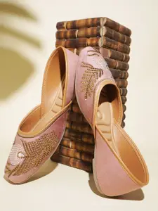 JM Looks Women Embroidered Mojaris