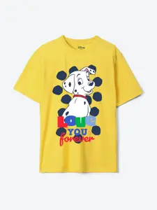 YK Disney Boys Printed Pure Cotton Applique T-shirt