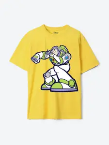 YK Disney Boys Toy Story Printed Pure Cotton Applique T-shirt