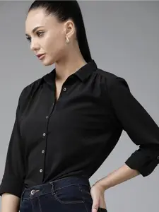 Fab Star Women Classic Opaque Casual Shirt