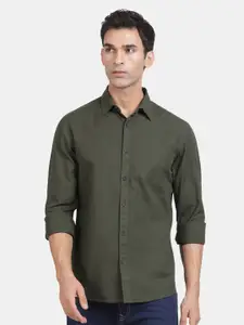 t-base Men Opaque Casual Shirt