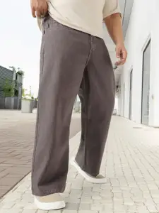 Urbano Plus Men Loose Fit Washed Non-Stretchable Jeans