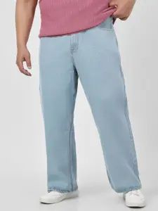 Urbano Plus Men Loose Fit Washed Non-Stretchable Jeans