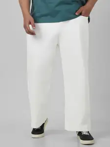 Urbano Plus Men Loose Fit Washed Non-Stretchable Jeans