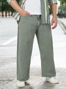 Urbano Plus Men Loose Fit Washed Non-Stretchable Jeans