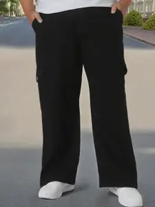 Urbano Plus Men Loose Fit Washed Cargo Non-Stretchable Jeans With 6 Pockets