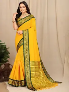 Reeta Fashion Woven Design Zari Silk Blend Saree