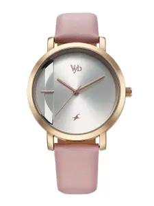 Fastrack Women Dial & Leather Straps Analogue Watch FV60029WL02W