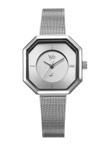 Fastrack Women Stainless Steel Straps Analogue Watch FV60034SM01W