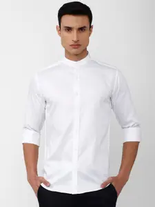 V Dot Men Slim Fit Opaque Party Shirt