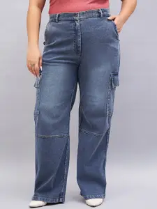 Orchid Hues Women Bootcut High-Rise Light Fade Stretchable Jeans