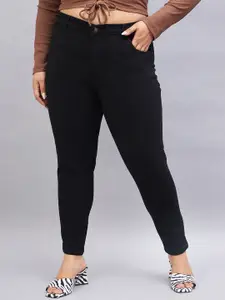 Orchid Hues Women Skinny Fit High-Rise Stretchable Jeans