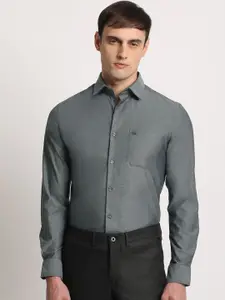 THE BEAR HOUSE Men Tailored Fit Opaque Formal Shirt