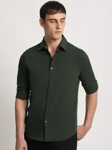 THE BEAR HOUSE Men Slim Fit Opaque Casual Shirt