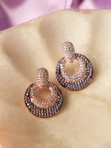 justpeachy Contemporary Studs Earrings