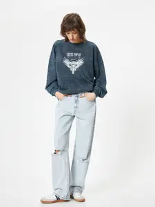 Koton Graphic Printed Pullover