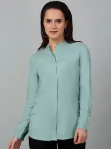 Cantabil Band Collar Casual Shirt