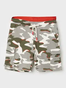 Fame Forever by Lifestyle Boys Camouflage Printed Cotton Cargo Shorts