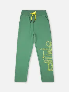 Pepe Jeans Boys Graphic Printed Chinos Trousers