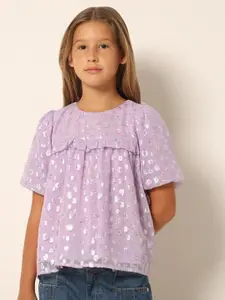 Vero Moda Girls Printed Round Neck Top