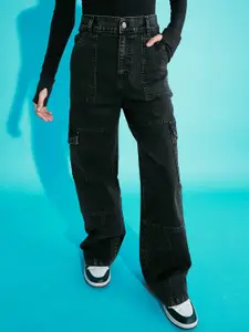 Noh.Voh - SASSAFRAS Kids Girls Relaxed Fit High-Rise Low Distress Stretchable Jeans