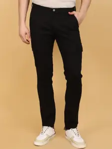 V-Mart Men Mid-Rise Cotton Cargo Trousers