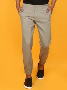 V-Mart Men Mid-Rise Cotton Trousers