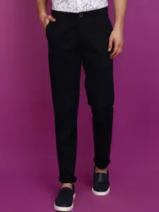 V-Mart Men Slim Fit Mid-Rise Cotton Trousers