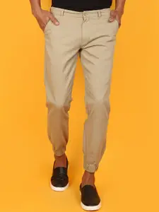 V-Mart Men Mid-Rise Twill Weave Cotton Jogger