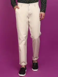 V-Mart Men Slim Fit Twill Cotton Trousers