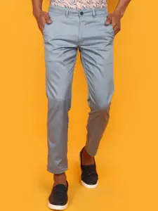 V-Mart Men Mid-Rise Cotton Trousers