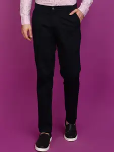 V-Mart Men Slim Fit Twill Weave Cotton Chinos Trousers