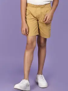 V-Mart Boys Mid-Rise Cotton Shorts